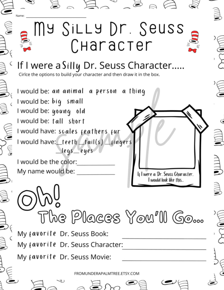 Dr Seuss Reading Comprehension Passages Worksheets