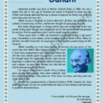 Gandhi Reading Comprehension (4 Pages)   Esl Worksheet With Gandhi Reading Comprehension Worksheets