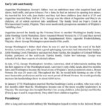 George Washington'S Biography Readin…: English Esl Worksheets Pdf In George Washington Reading Comprehension Worksheets