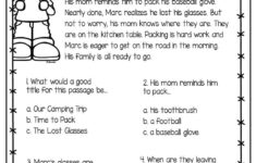 Gl Blends with Blend Reading Comprehension Worksheets