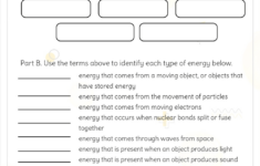 Grade 3 Forms Of Energy Worksheets &amp; Printable inside Reading Comprehension What Is Energy Live Worksheet