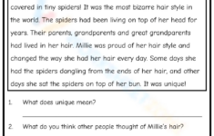 Grade 4 Short Story Worksheets &amp; Printable in Year 4 Quick Reading Comprehension Worksheets