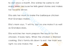 Grandpa'S Cooking: Fun Reading Comprehension Worksheet with regard to Cooking Reading Comprehension Worksheets