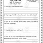 Greek Mythology Packet Throughout Greek Gods Reading Passages Worksheets High School