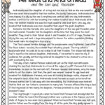 Greek Mythology Packet Within Greek Gods Reading Passages Worksheets High School