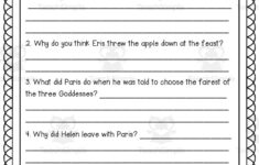 Greek Mythology Packet within Greek Mythology Story Comprehension Worksheets Grade 5