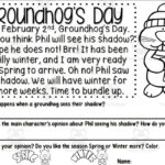Groundhog'S Day Reading Comprehensionteach Simple Inside Free Groundhog Day Reading Comprehension Worksheets