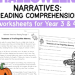 Halloween Narratives: Reading Comprehension Worksheets | Resources Throughout Free Halloween Reading Comprehension Worksheets
