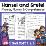 Hansel & Gretel Hard And Soft C & G Decodable Reader & Worksheets Throughout Hansel And Gretel Reading Comprehension Worksheets Grade 4