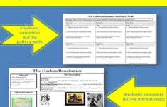 Harlem Renaissance | Art Gallery Walk Activity | 1920S | Print regarding Harlem Renaissance Reading Comprehension Worksheets