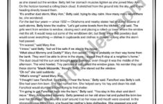 Historical Fiction - Black Blizzard And Passive Voice (Simple intended for Historical Fiction Reading Comprehension Worksheets