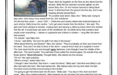 Historical Fiction - Black Blizzard…: English Esl Worksheets Pdf &amp; Doc intended for Historical Fiction Reading Comprehension Worksheets