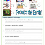How To Protect The Earth At Home Rea…: English Esl Worksheets Pdf In Ecology Reading Comprehension Worksheets A1