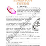 Human Body Systems Reading Comprehension   Esl Worksheetglomar With Human Body Systems Reading Comprehension Worksheets
