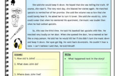 Imaginative Reading Comprehension -…: English Esl Worksheets Pdf &amp; Doc within Noting Details In Reading Comprehension Worksheet