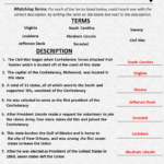 Incredible Civil War Worksheets For Teaching History In Causes Of The American Civil War Overview Reading Comprehension Worksheet