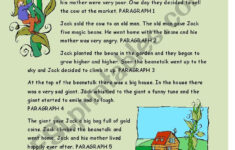 Jack And The Beanstalk Reading Comprehension - Esl Worksheet with regard to Jack and the Beanstalk Reading Comprehension Worksheets