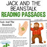 Jack And The Beanstalk Reading Passages, Fairy Tale To Read With Jack And The Beanstalk Reading Comprehension Worksheets