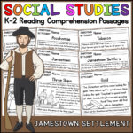 Jamestown Settlement Social Studies Reading Comprehension Passages Inside Jamestown Reading Comprehension Passages Worksheets