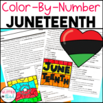 Juneteenth Colornumber Worksheet Reading Comprehension Throughout Juneteenth Reading Comprehension Questions Worksheets