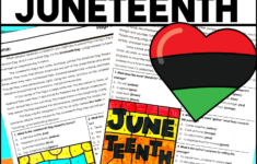 Juneteenth Colornumber Worksheet Reading Comprehension throughout Juneteenth Reading Comprehension Questions Worksheets