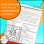 Juneteenth Colornumber Worksheet Reading Comprehension Within Juneteenth Reading Comprehension Questions Worksheets
