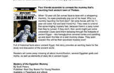 Kidsancientegypt: Mystery Of The Egyptian Mummy: Reading intended for Historical Fiction Reading Comprehension Worksheets