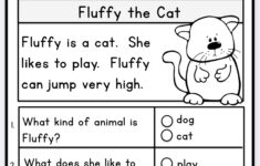 Kindergarten English Reading Comprehension in Reading Comprehension Worksheets For Preschool