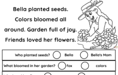 Kindergarten Reading Worksheets And Printables regarding Printable Reading Comprehension Worksheets For Kindergarten