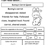 Kindergarten Reading Worksheets And Printables Regarding Printable Reading Comprehension Worksheets For Kindergarten