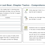 Ks2   The Last Bear   Whole Class Reading   Age 8+ | Teaching With Regard To Ks2 Comprehension Worksheets