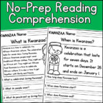 Kwanzaa Holidays Reading Comprehension Passages K 2   Classful For African Culture Reading Comprehension Worksheets Grade 3