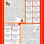 Legends About The Discovery Of Fire…: English Esl Worksheets Pdf & Doc Within Legends Reading Comprehension Worksheets