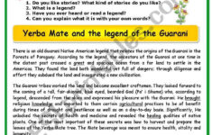 Legends From Around The World Series (1) - Esl Worksheettricia973 regarding Legends Reading Comprehension Worksheets