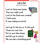 Let'S Go Phonics Reading Comprehension Story Worksheet   Oo Sound Throughout Have Fun Reading Comprehension Worksheets