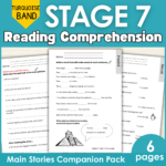 Leveled Reading Comprehension Worksheets Level 7 – Connect Kids Ela Pertaining To Grade 7 Children Short Stories Worksheets