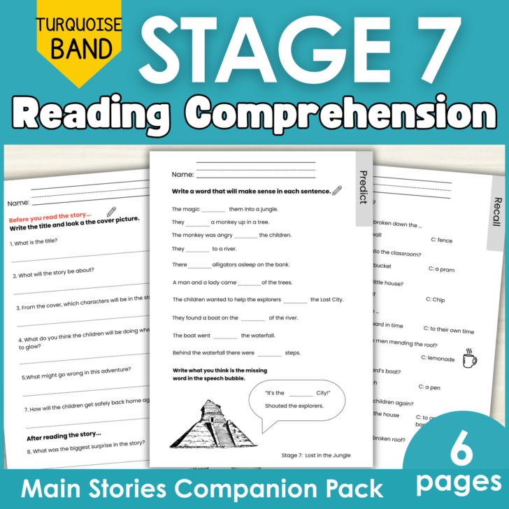 Grade 7 Children Short Stories Worksheets