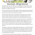Literacy Shed Plus   Litshed Resource // Human Migration Stage 5 Comp Pertaining To Immigrant Reading Comprehension Worksheets