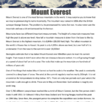 Literacy Shed Plus   Litshed Resource // Mount Everest Stage 4 Comp Regarding Mt. Everest Reading Comprehension Worksheets