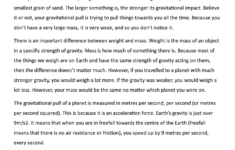 Literacy Shed Plus - Litshed Resource // What Is Gravity? Stage 5 in Gravity Reading Comprehension Worksheets