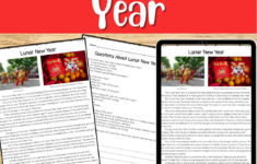 Lunar New Year | Chinese New Year Reading Passage Print &amp; Digital inside Chinese Culture Stories Comprehension Worksheets Grade 3