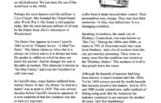 Mad Hatters | Nonfiction Reading Activity in Science Fiction Reading Comprehension Worksheets