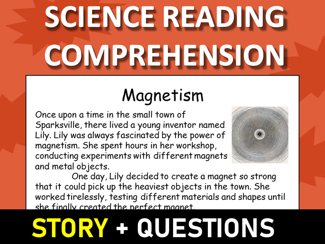 Magnetism Reading Science Story Comprehension Questions Worksheet with Reading Comprehension Worksheet Magnetism Answer Key