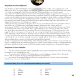 Mary Shelley Biography Comprehensio…: English Esl Worksheets Pdf & Doc Throughout Biography Reading Comprehension Worksheets