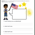 Memorial Day Worksheets For Preschool & Kindergarten 2025 For Free Printable Memorial Day Reading Comprehension Worksheets