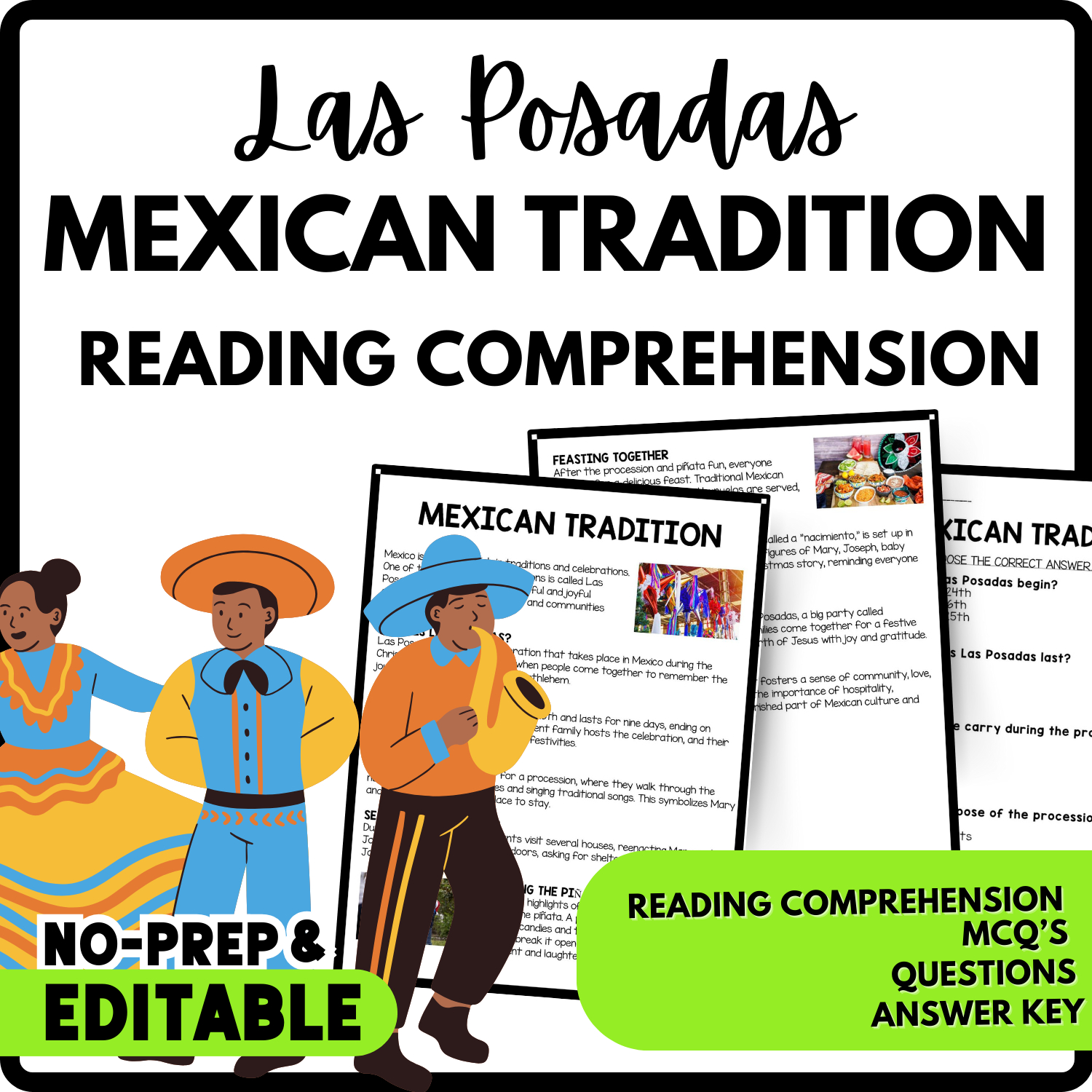 Mexican Tradition Reading Comprehension Worksheet intended for Mexico Reading Comprehension Text Worksheets