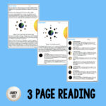 Moon Phases   Reading Comprehension Worksheets Intended For Phases Of The Moon Reading Comprehension Worksheet