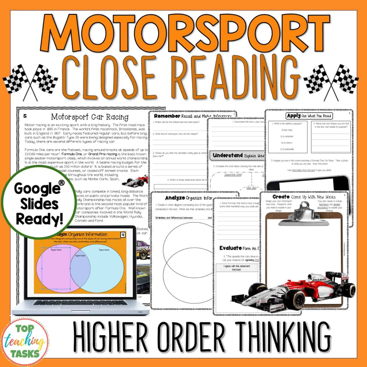 Motorsport Reading Comprehension Passages And Questions regarding Cars Reading Comprehension Worksheets