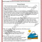 Mount Everest Reading Comprehension   Esl Worksheetsadeel In Mt. Everest Reading Comprehension Worksheets