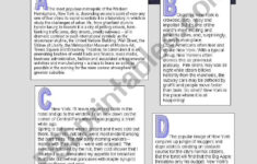 New York City Reading Comprehension - Esl Worksheetsimpson-Parker in New York Reading Comprehension Worksheets